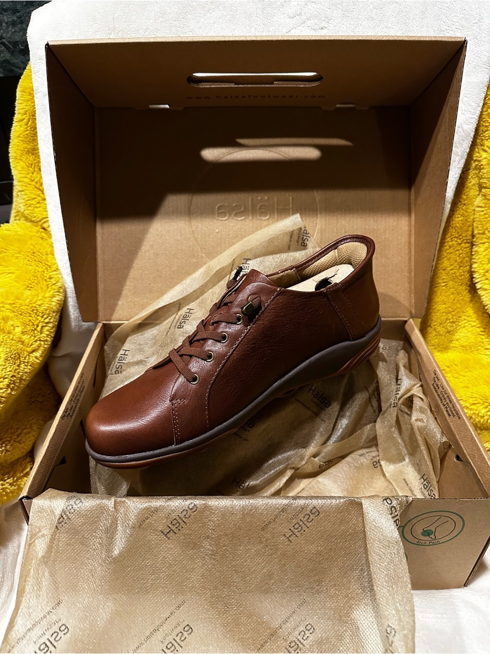 Halsa Alma Footwear Womens Sz 9M - Dark Brown Leather NIB boho Preppy Travel